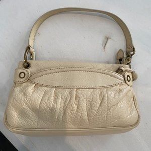 Marc Jacobs Cream Leather Shoulder Bag